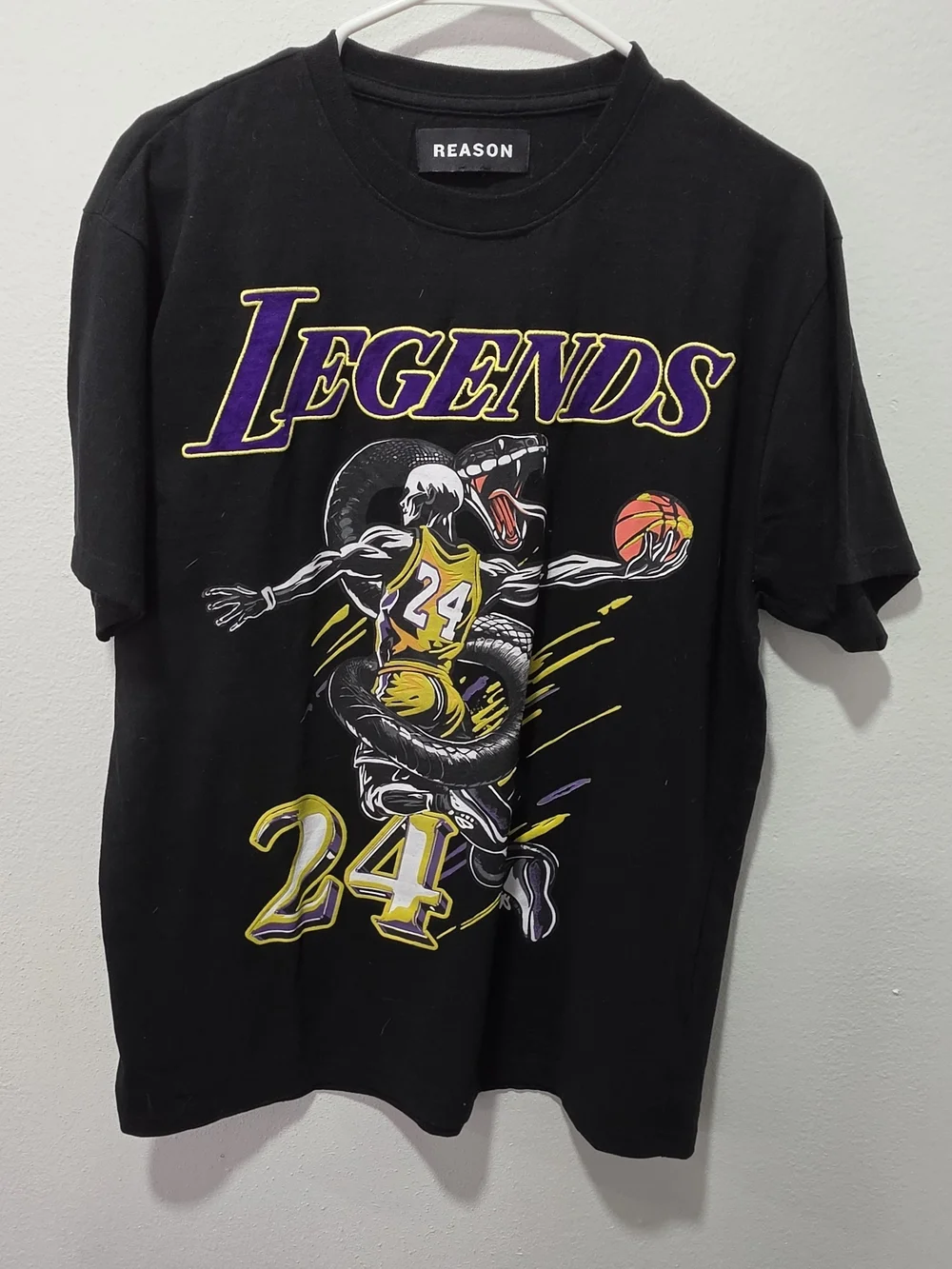 Reason Legends 24 Black Graphic Tee